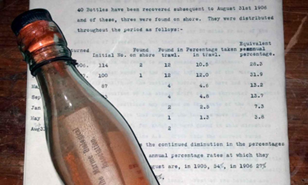 Duitse vrouw vindt na 108 jaar fles met een boodschap