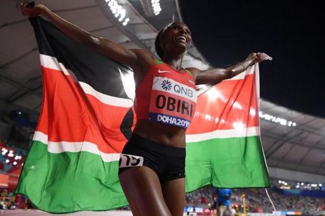 WK atletiek - Keniaanse Hellen Obiri verlengt wereldtitel op 5.000m