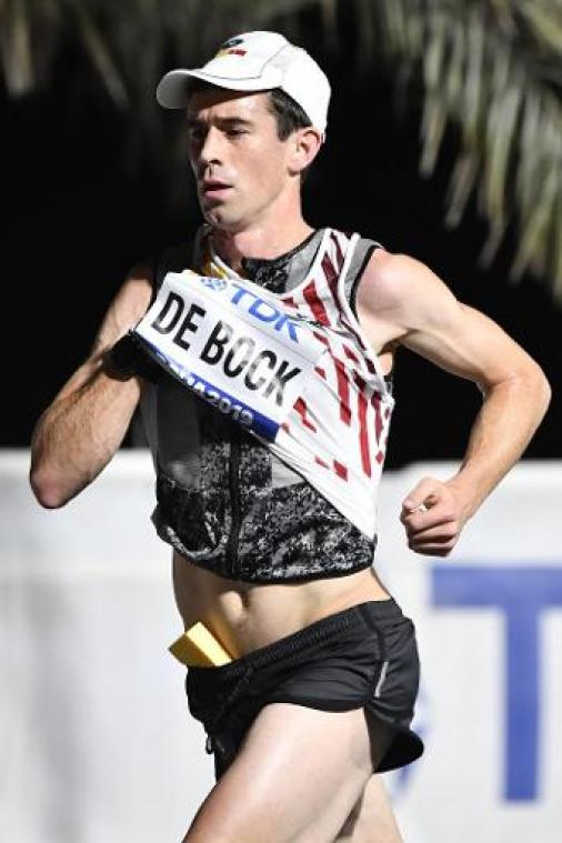 WK atletiek - Thomas De Bock eindigt op 42ste plaats in marathon voor mannen