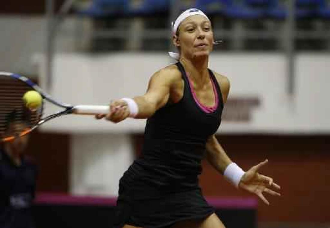 Yanina Wickmayer uitgeschakeld in eerste ronde WTA Istanboel