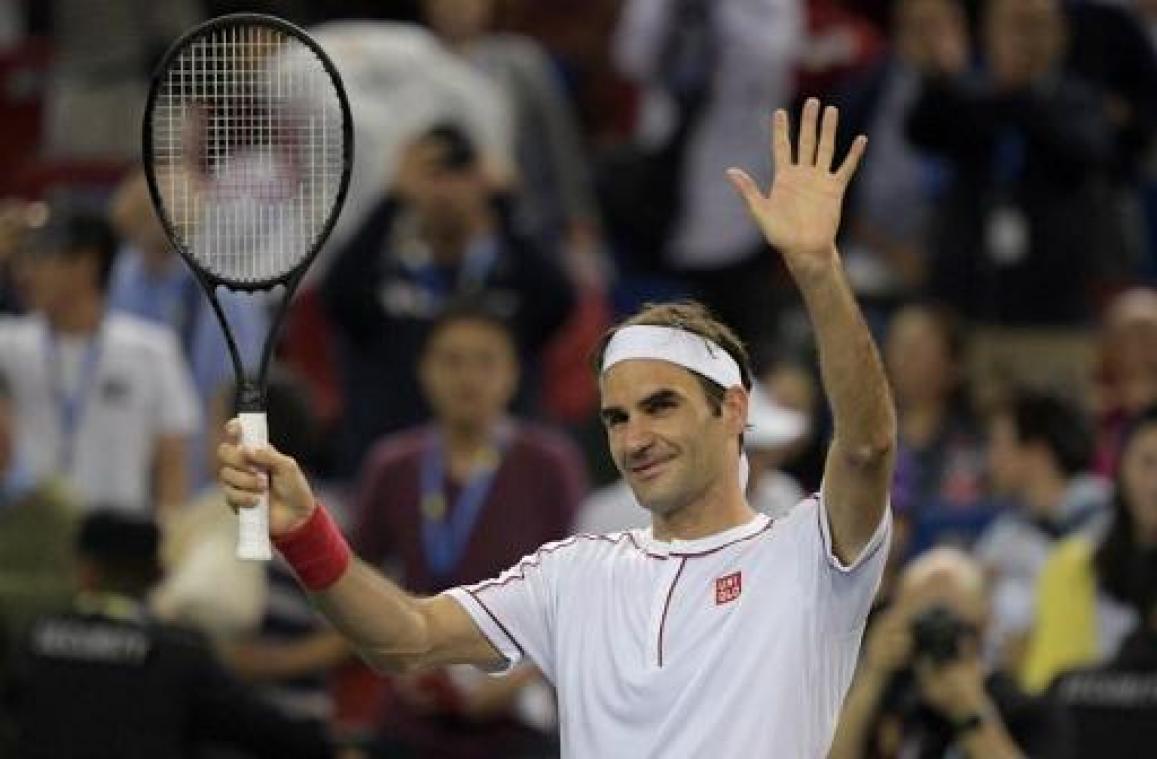 Federer zag "veel kwaliteit" in wedstrijd tegen Goffin