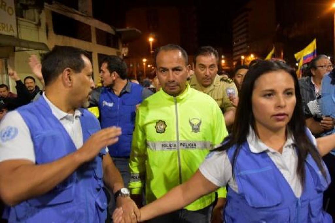 Inheemse actievoerders in Ecuador laten 10 politieagenten vrij