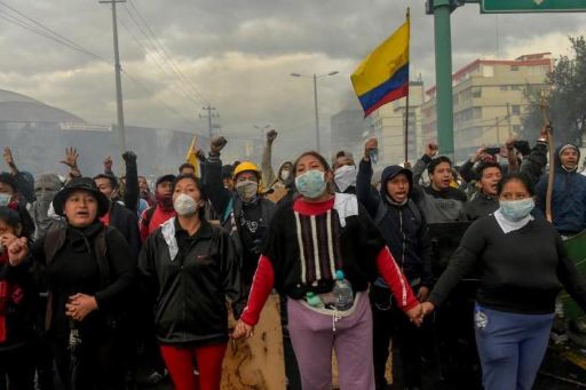 Protesten Ecuador - Vergadering tussen regering en inheemse leiders is van start gegaan