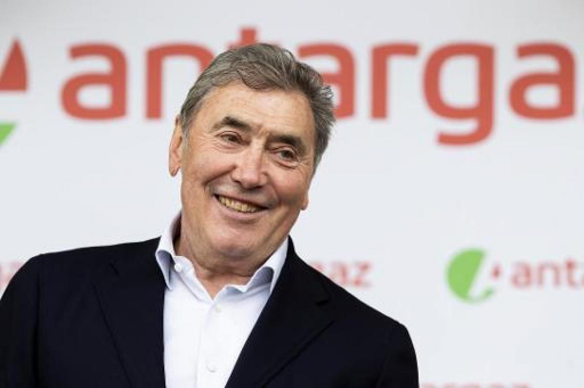 Eddy Merckx wordt na val met spoed opgenomen in ziekenhuis