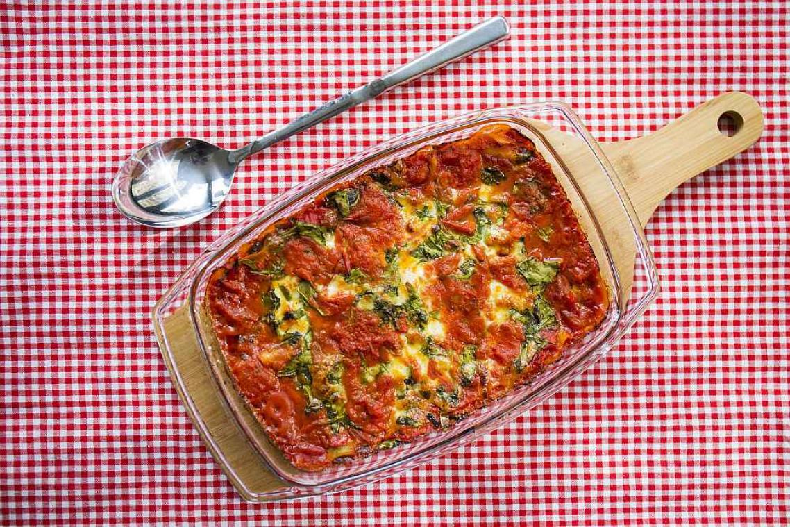 Vegetarische light lasagne