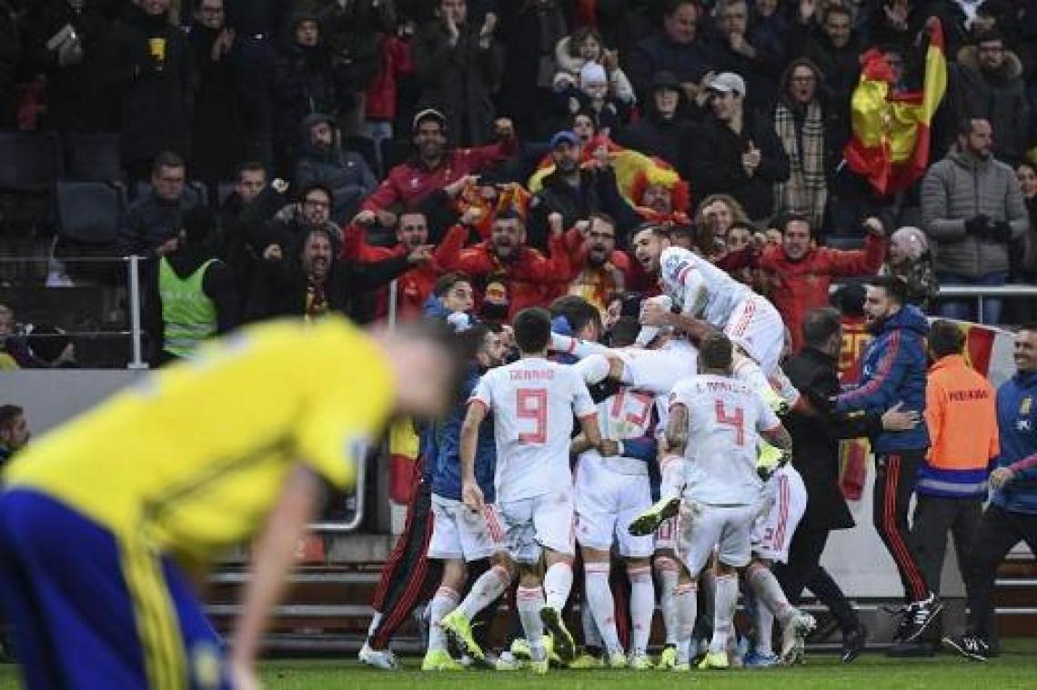 Kwal. EK 2020 - Spanje zeker van kwalificatie na 1-1 gelijkspel in Zweden