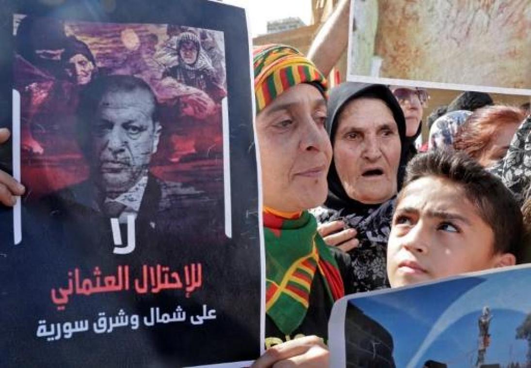 Erdogan eist dat Koerdische troepen ontwapenen en wegtrekken van Turkse grens