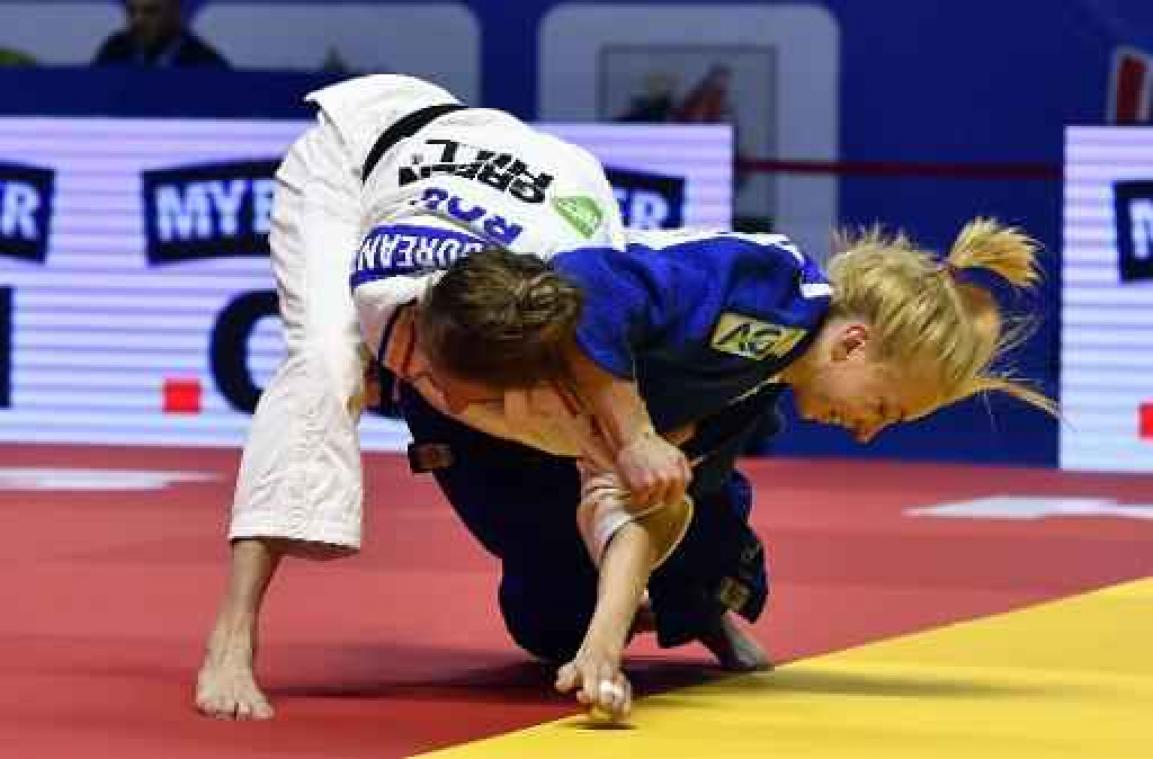 Charline Van Snick kampt opnieuw op goud op EK