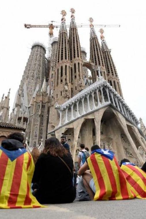 Betogers blokkeren Sagrada Familia in Barcelona