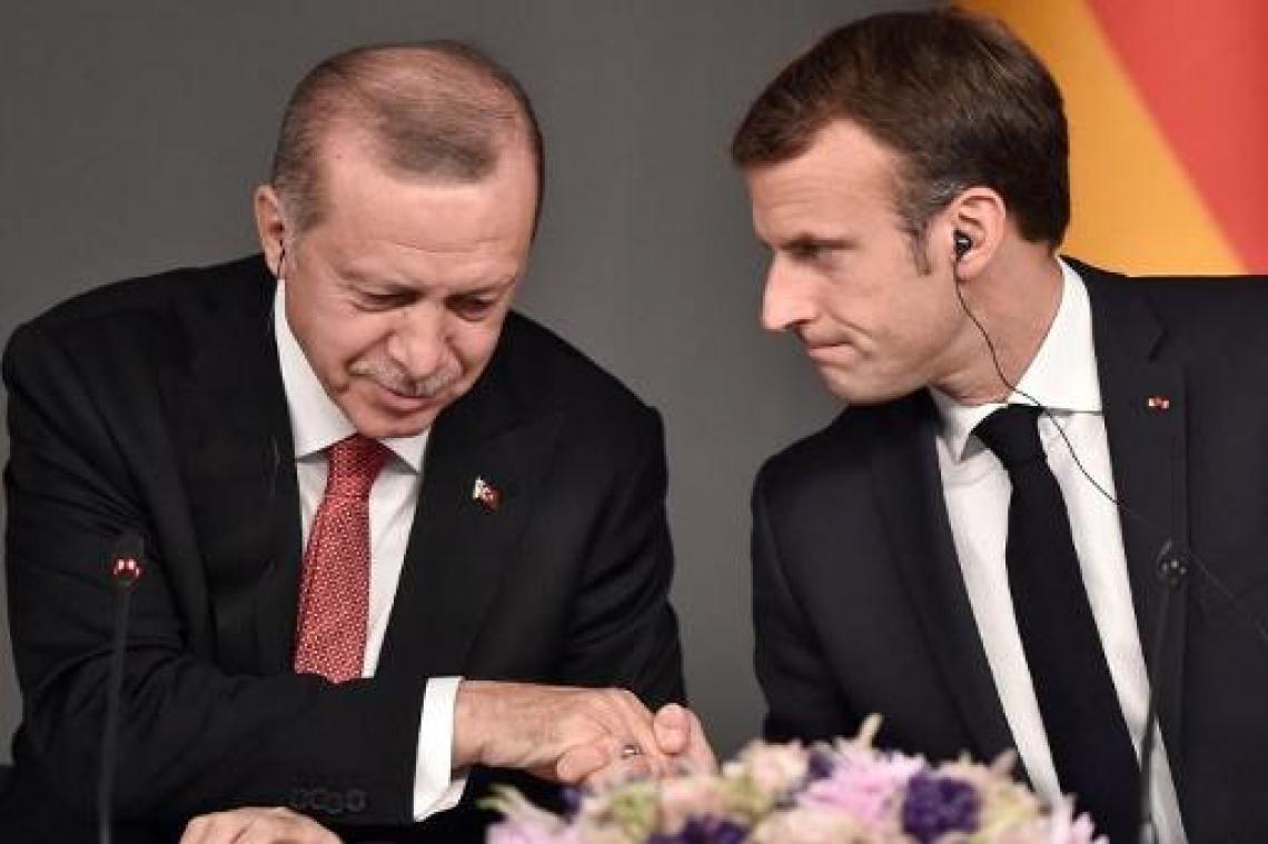 Macron, Merkel en Johnson gaan praten met Erdogan