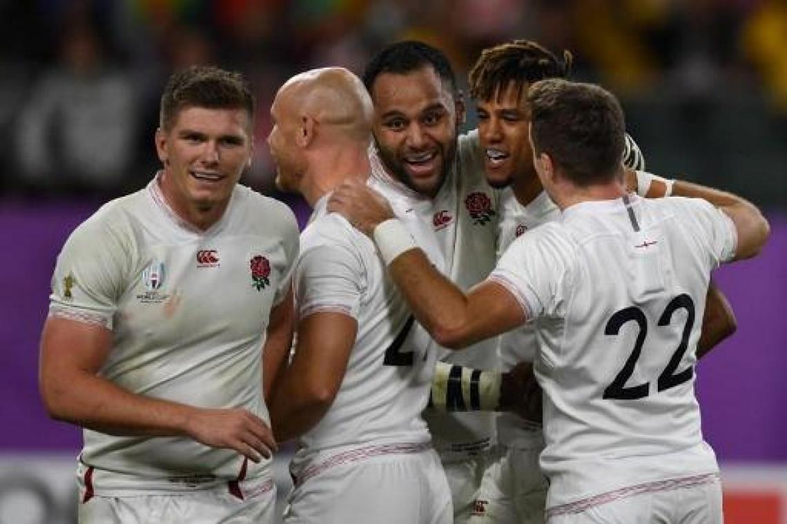 WK Rugby: Engeland is eerste halvefinalist