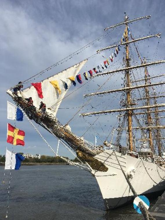 Opleidingsschip van Argentijnse marine bezoekt Antwerpen