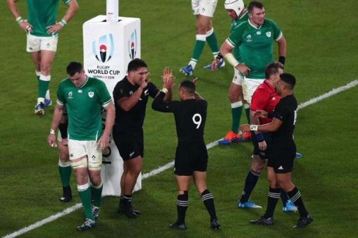 WK rugby: titelverdediger Nieuw-Zeeland zit bij laatste vier