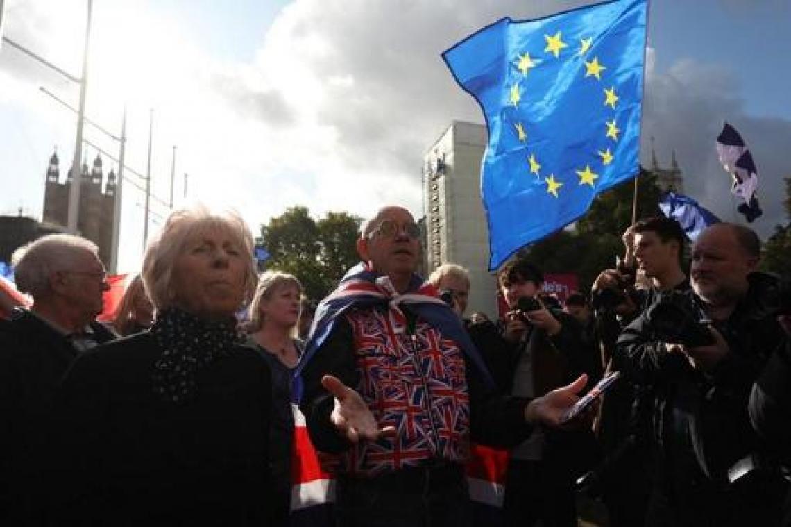 Brexit - Honderdduizenden mensen betoogden in centrum Londen
