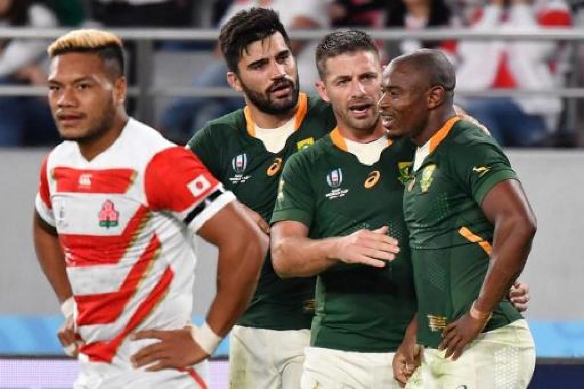 Zuid-Afrika houdt gastland Japan uit halve finales