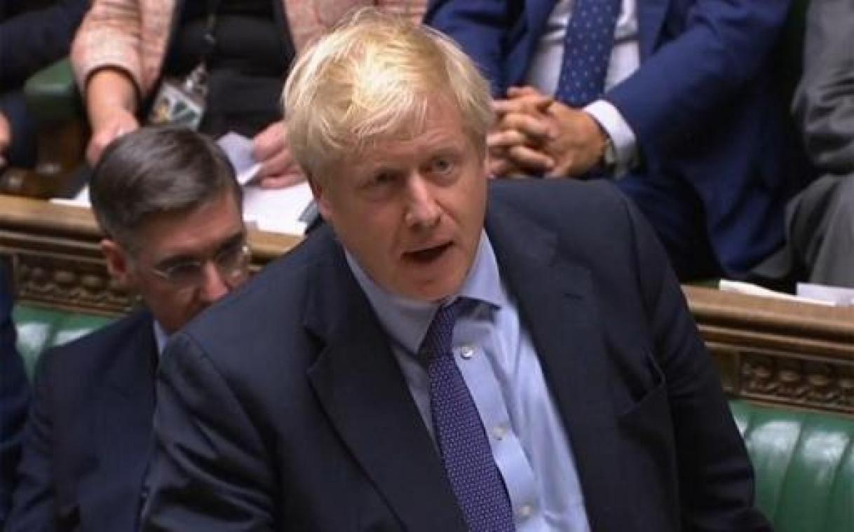 Boris Johnson legt bal in kamp EU