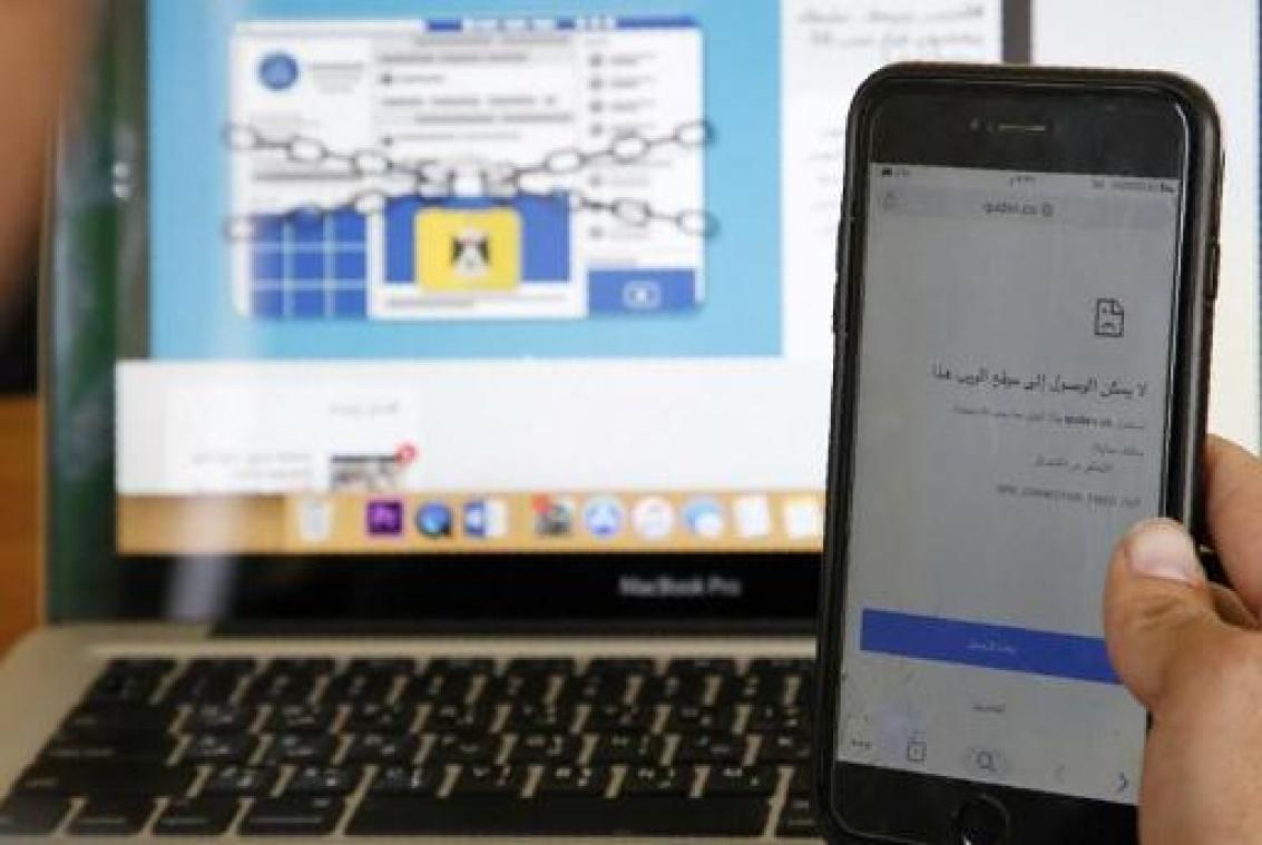 Palestijnse journalisten protesteren tegen afsluiting van websites