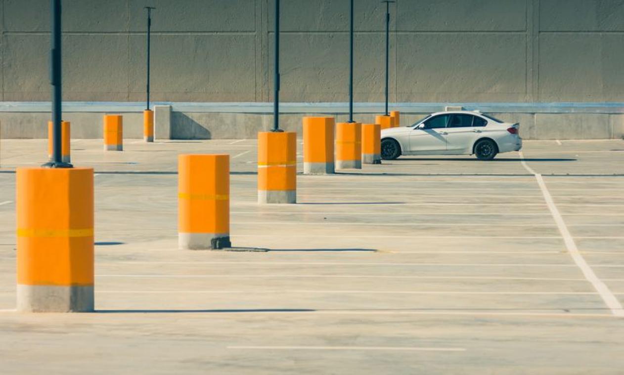 De parkeerplaats van een miljoen