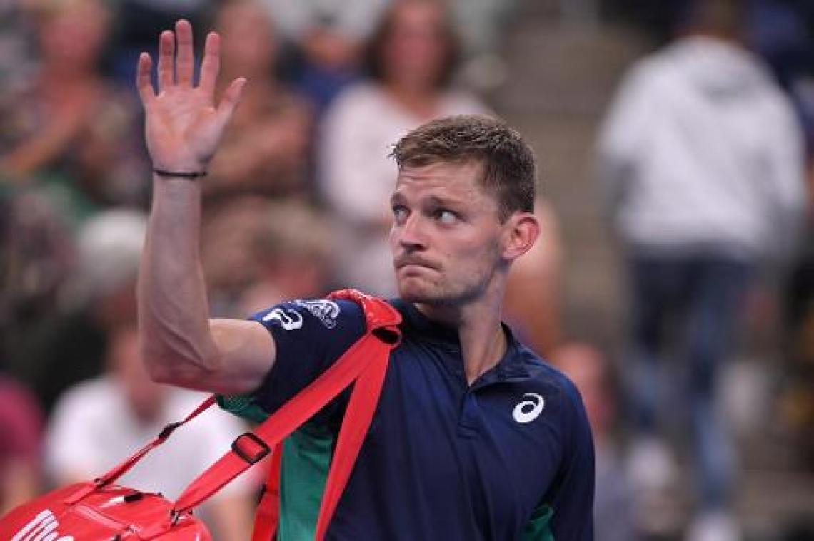 Geen kwartfinale voor David Goffin