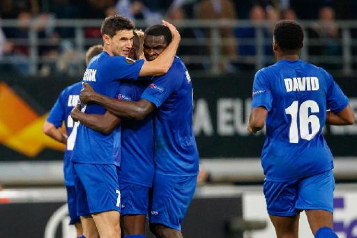 Europa League - AA Gent pakt in extremis punt tegen Wolfsburg