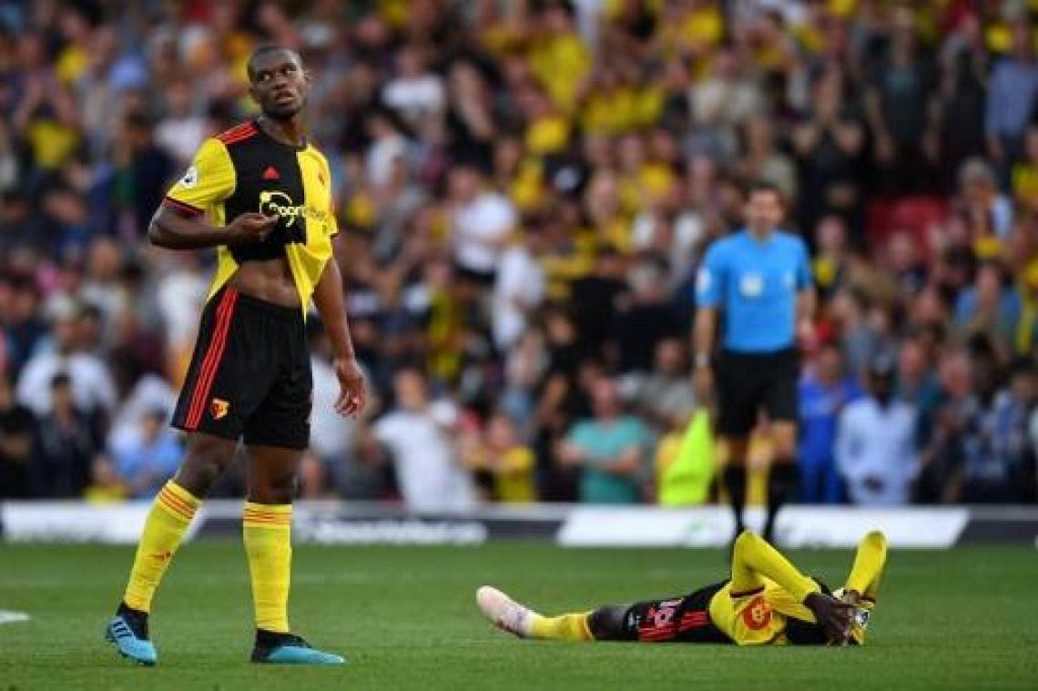 Belgen in het buitenland - Kabasele speelt gelijk met Watford, drie punten voor Brighton van Trossard