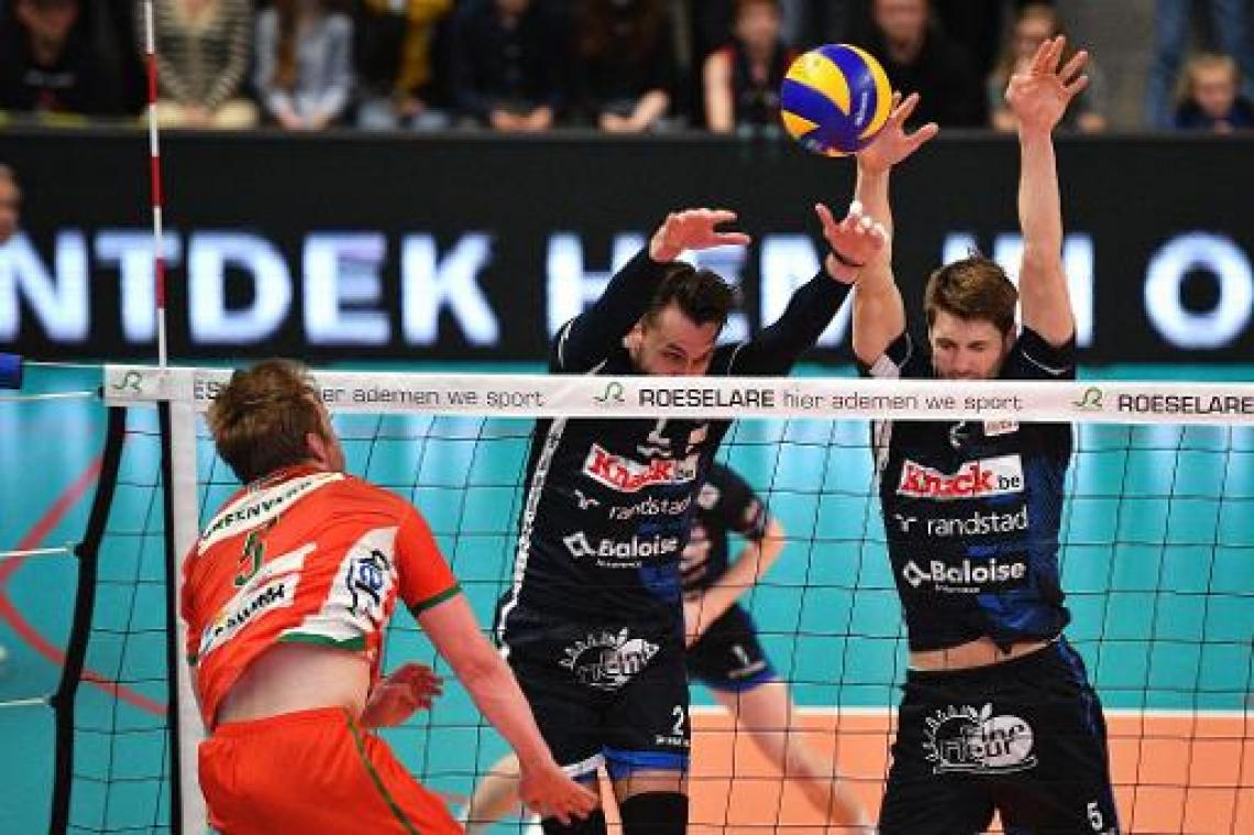 EuroMillions Volley League - Maaseik verslaat Roeselare met 3-1
