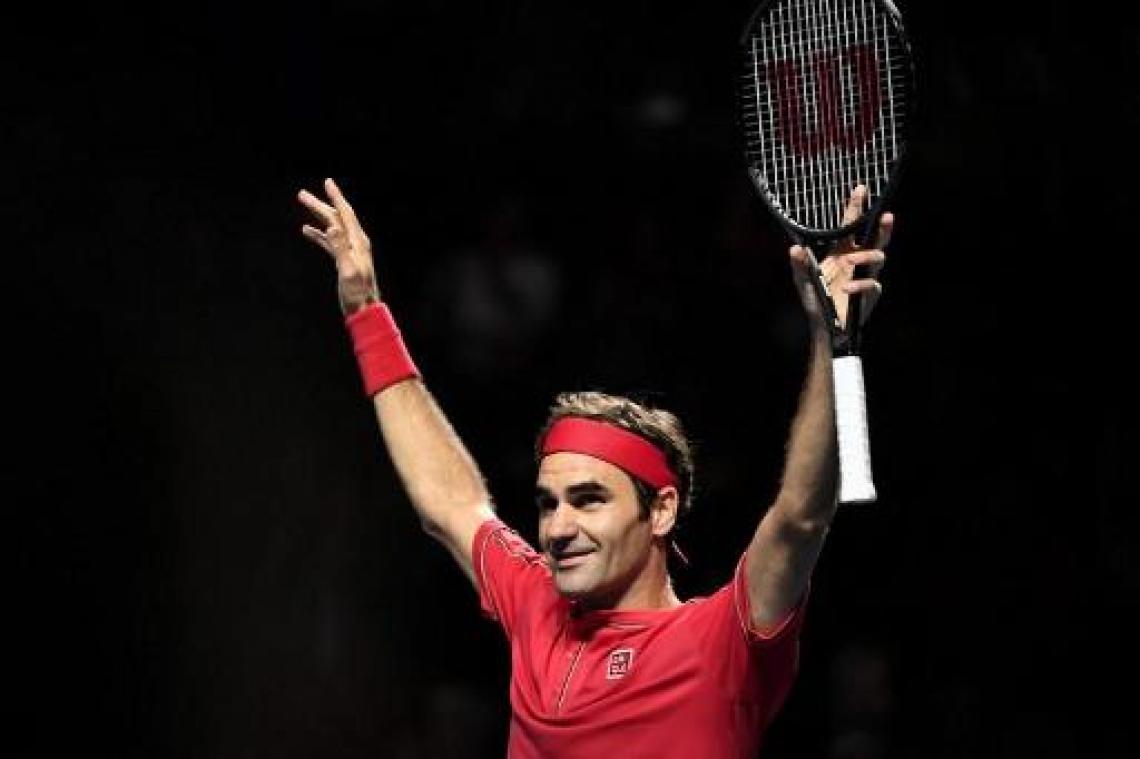 Roger Federer is voor de tiende keer aan het feest in Bazel