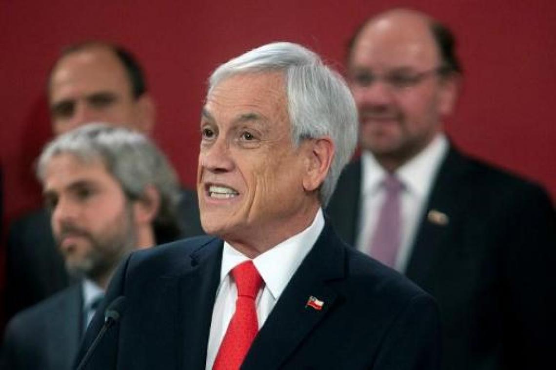 President Piñera vervangt 8 van de 24 ministers