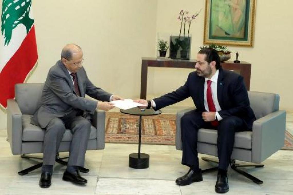 Libanese president belast Hariri met lopende zaken
