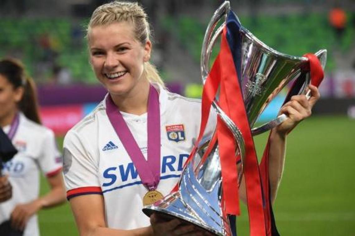 Ada Hegerberg is topschutter aller tijden in Champions League