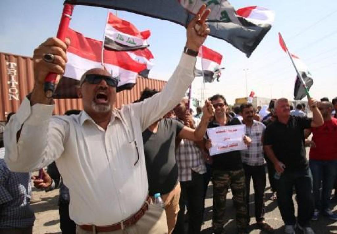 Minstens 120 gewonden bij protesten in Iraakse haven van Um Qasr
