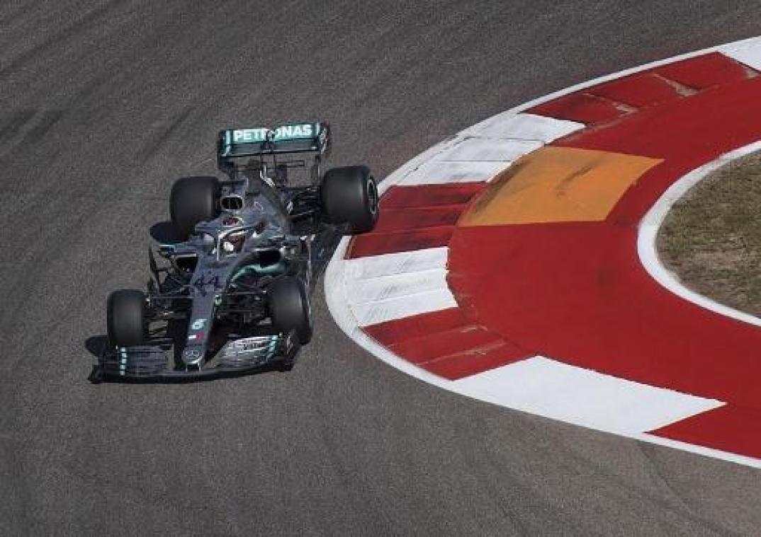 F1 - GP van Verenigde Staten - Lewis Hamilton staat verstomd na afloop: "Dit is overweldigend"