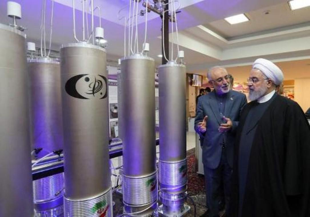 Iran zegt vijf kilogram verrijkt uranium per dag te gaan produceren