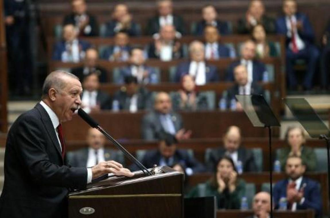Nog steeds Koerdische strijders in grenszone, zegt Erdogan
