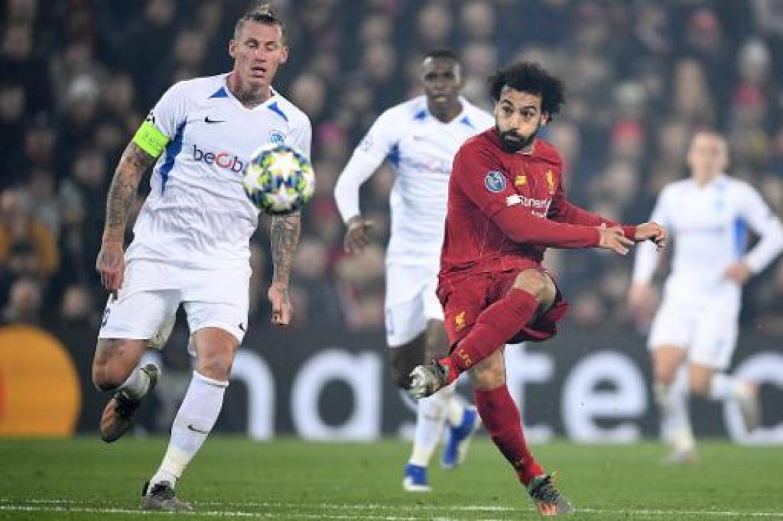 Champions League - Racing Genk gaat eervol onderuit op Anfield Road