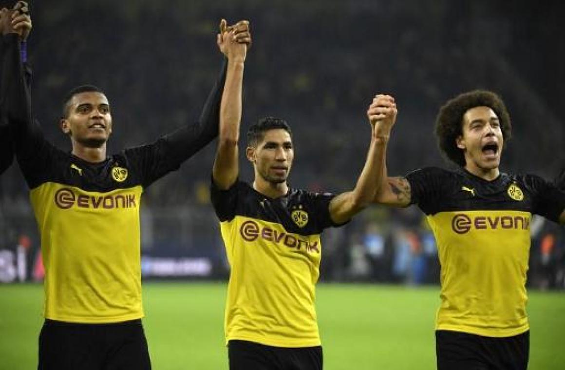 Champions League - Dortmund van Witsel en Thorgan Hazard gaat na rust op en over Inter van Lukaku
