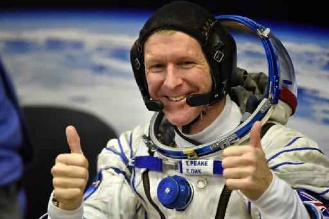 Britse astronaut Tim Peake loopt Londense marathon mee... in ISS