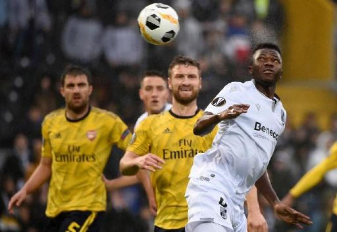 Arsenal loopt in Portugal tegen eerste puntenverlies in Europa League aan