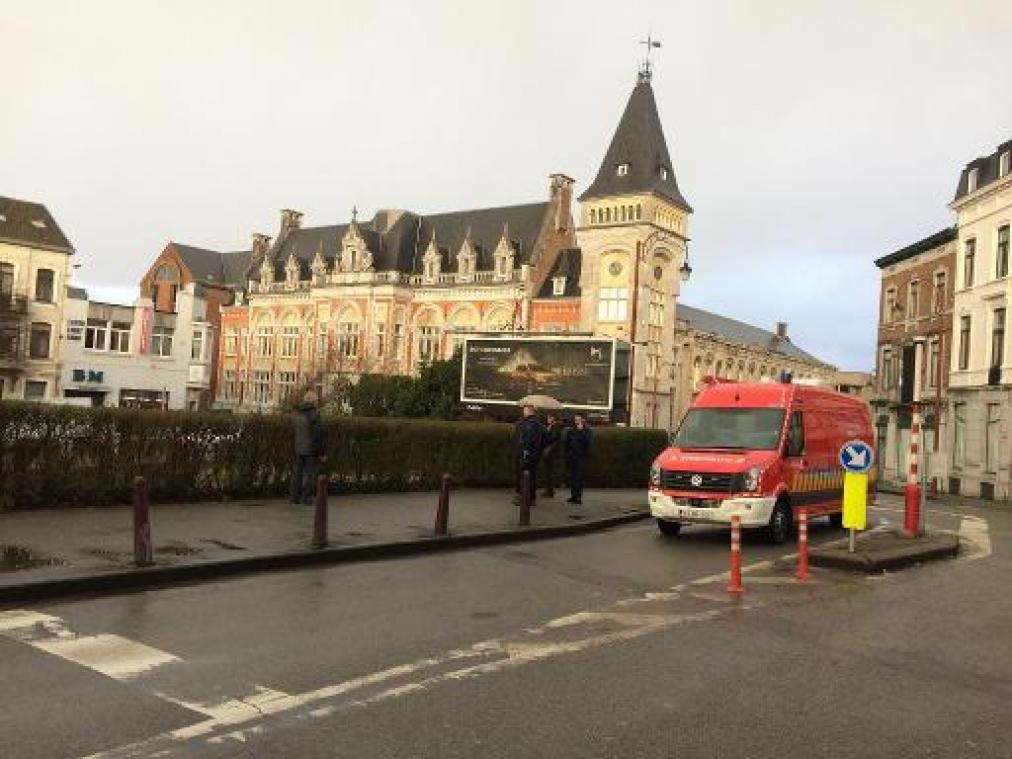 Gerechtsgebouw van Verviers beschoten