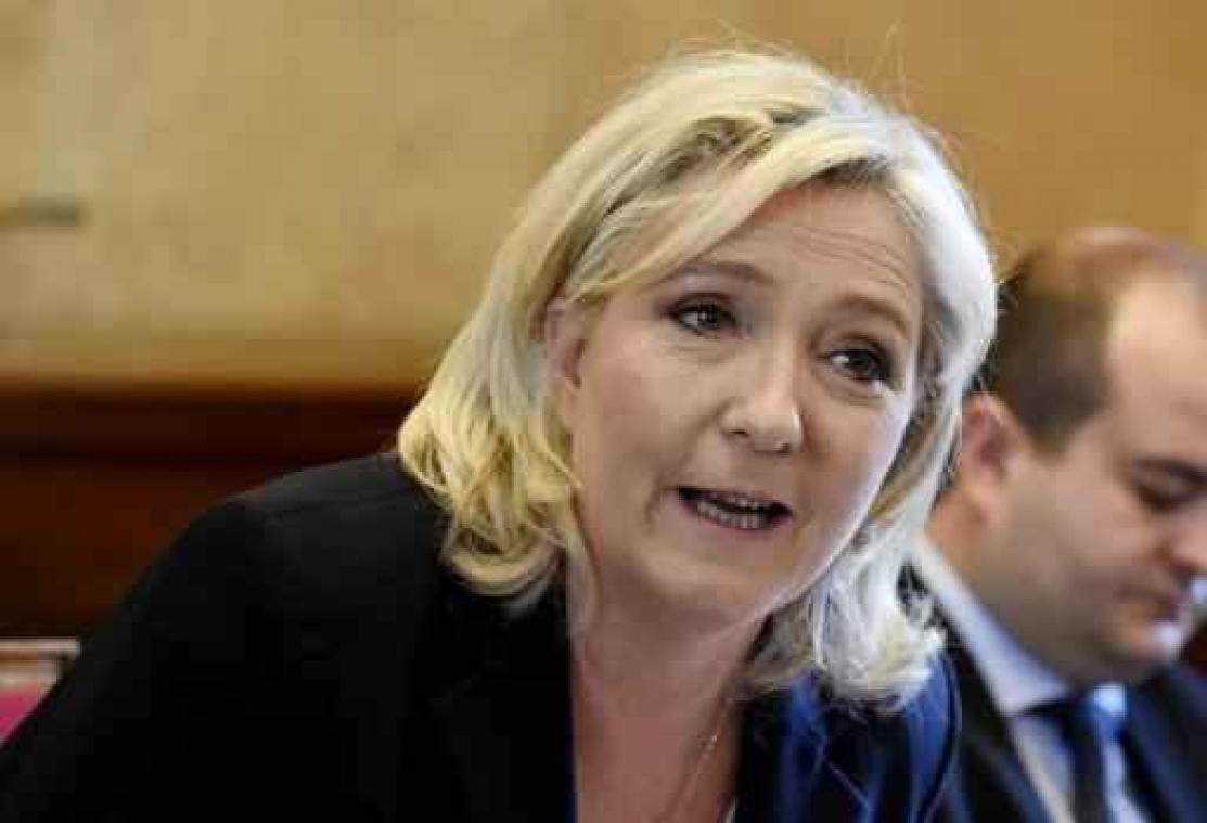 Voorstanders Brexit willen Marine Le Pen uit land houden