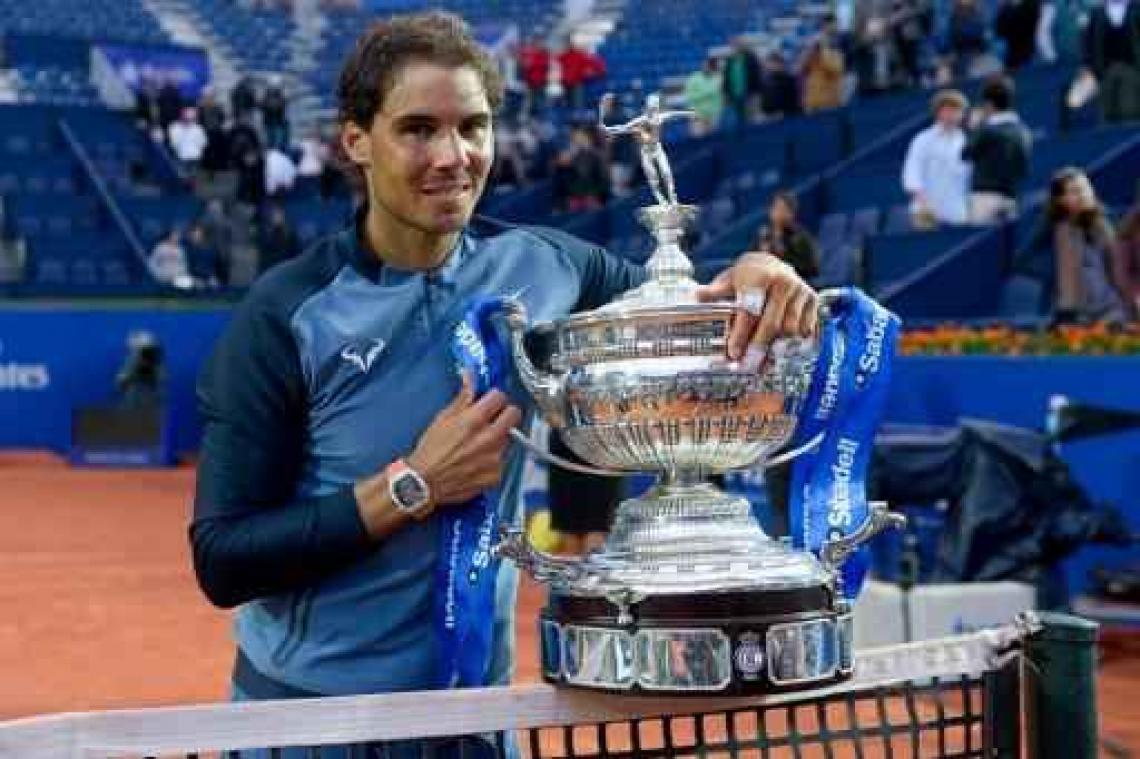 ATP Barcelona - Rafael Nadal negende keer de beste in Catalonië