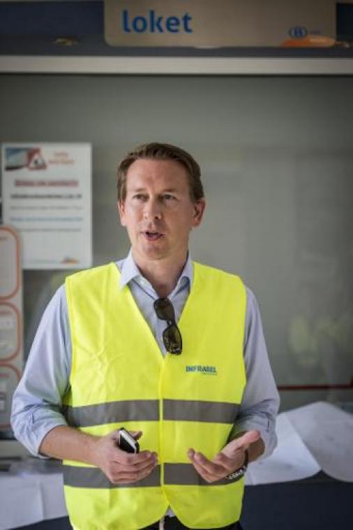 Test met zelfrijdende trein onderweg naar België