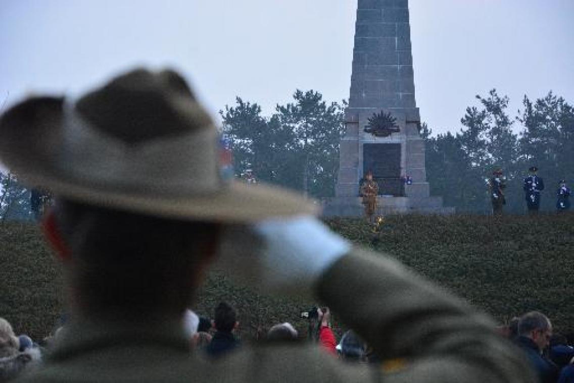 Westhoek herdenkt 101ste Anzac Day