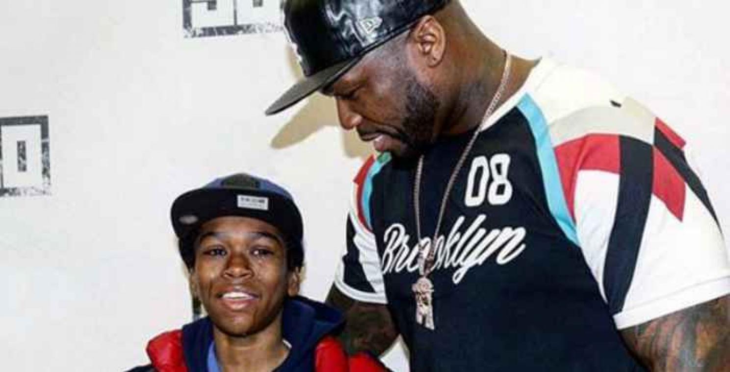 50 cent verrast wereld met derde zoon