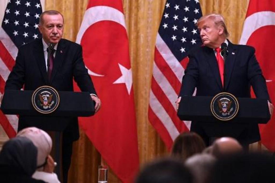 Turkse inval in Syrië - Trump: "Productieve" meeting met Erdogan, "grote fan" van Turkse leider