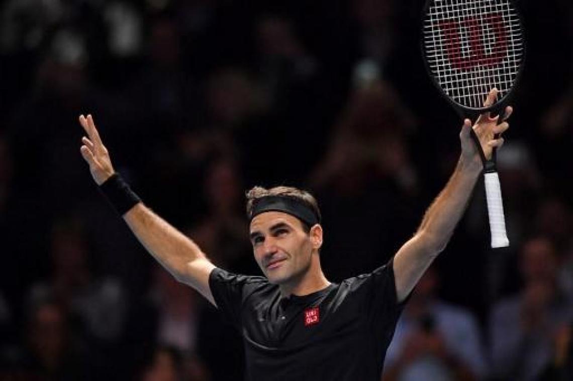 ATP Finals - Federer plaatst zich ten koste van Djokovic voor halve finales