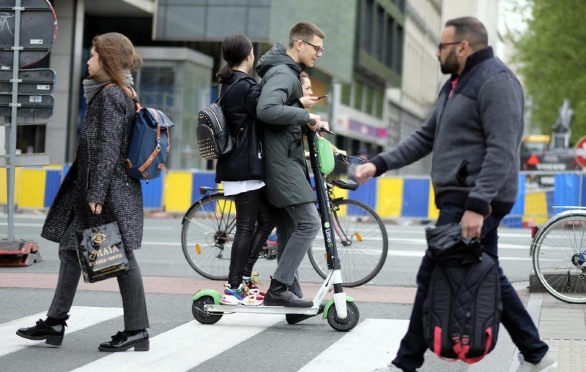 Deelsteps Lime legden in een jaar 3,5 miljoen kilometer af in Brussel