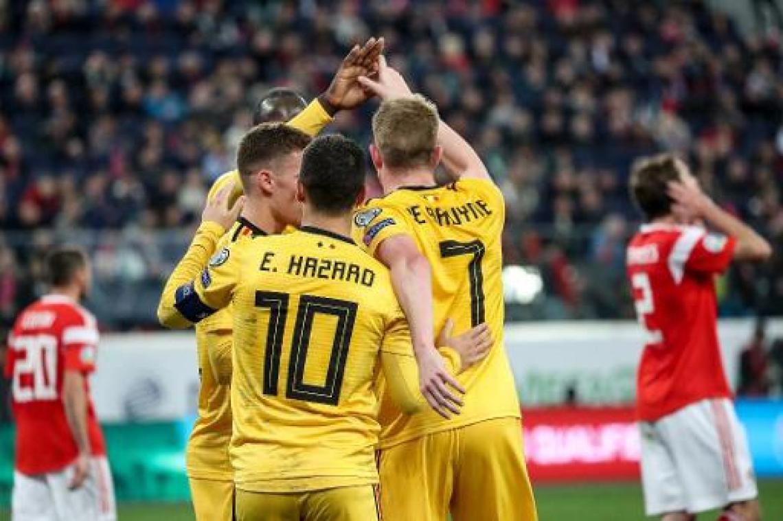Rode Duivels - Eden Hazard in uitblinkersrol in Sint-Petersburg