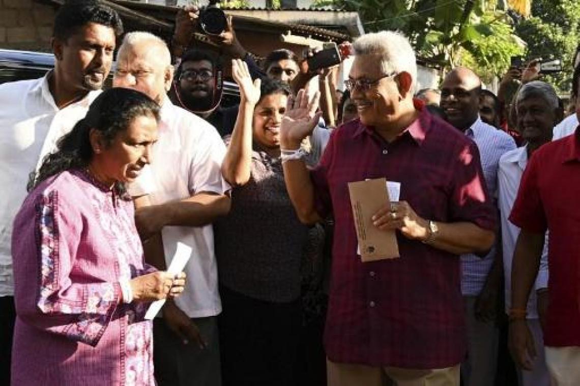 Presidentsverkiezingen Sri Lanka - Rajapaksa op kop