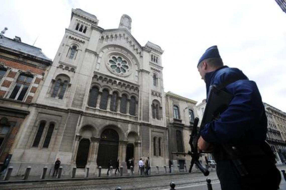 Politie oefent op dreigingen aan synagoge van Brussel